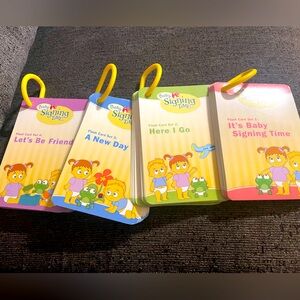 Baby Signing Time - 4 Flashcards Set